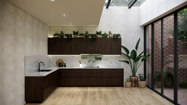 Cocina L Colores Claros
